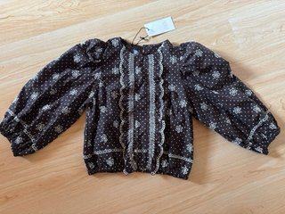 Blusa Zara manga abullonada