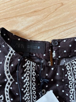 Blusa Zara manga abullonada