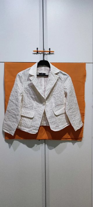 Giacca donna leggera fantasia righe taglia S