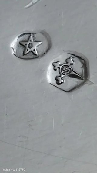 Coladera Antigua de Plata
