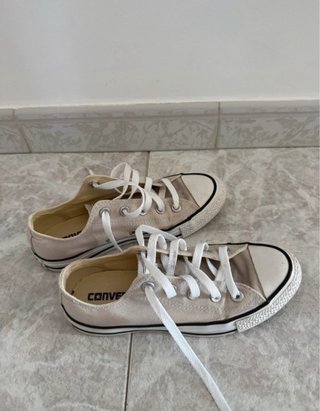 Converse grises talla 36