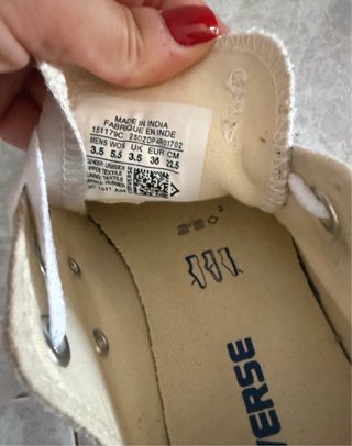 Converse grises talla 36