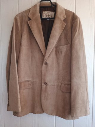 Chaqueta Piel Ante Juan Pina Talla XL