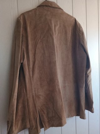 Chaqueta Piel Ante Juan Pina Talla XL