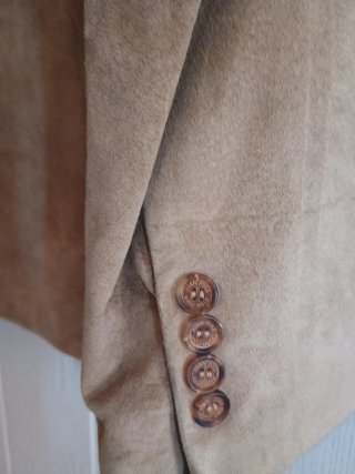 Chaqueta Piel Ante Juan Pina Talla XL