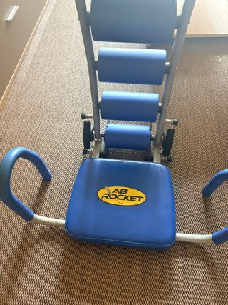 Banco Abdominales Ab Rocket Azul