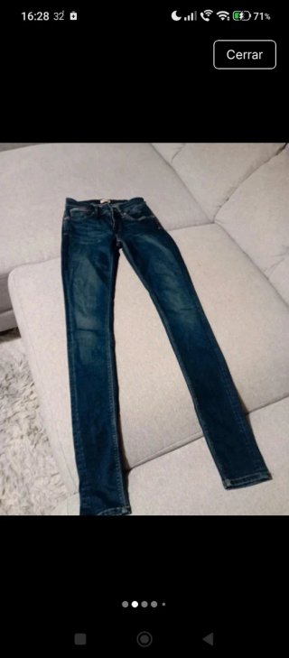 Vaqueros Slim Fit Tommy Hilfiger Azul Oscuro Talla