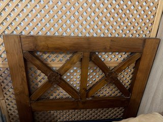 Cabecero de madera con diseño 100x110
