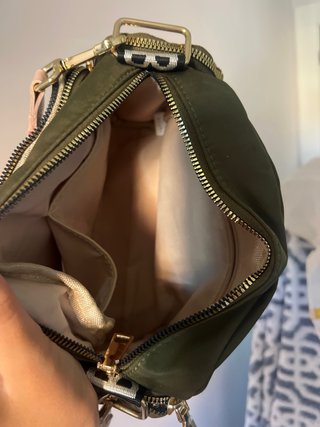 Bolso bandolera con correa cebra rosa