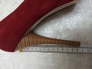 Zapatos de tacón rojos talla 39