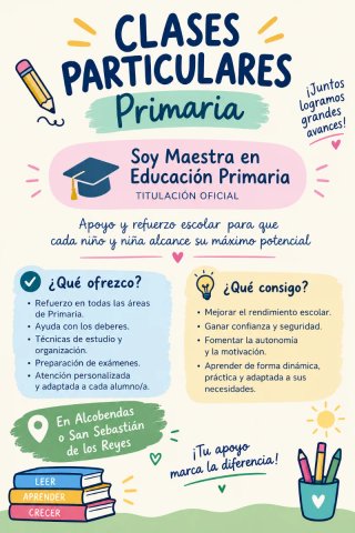 Clases particulares en Alcobendas/ SS de los Reyes