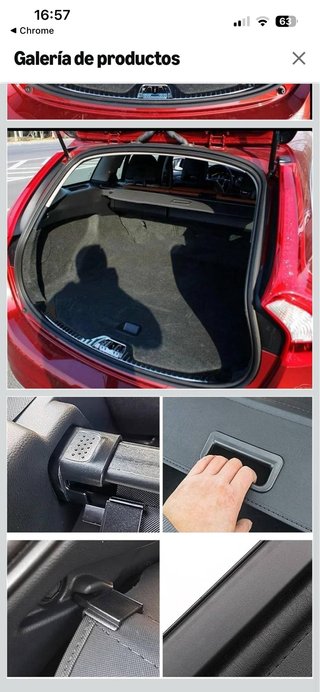 Cubierta Maletero Volvo V60 Retráctil 2009/2017
