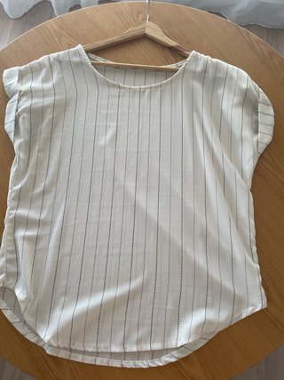 Camisa oversize rayas S/M, vintage,