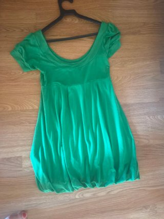 Vestido casual verde