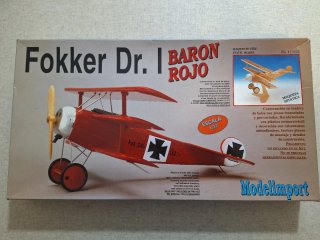 Maqueta Fokker Dr. I Barón Rojo 1/17