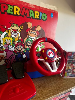 Volante Mario Kart 8 Deluxe + Juego Nintendo Switc