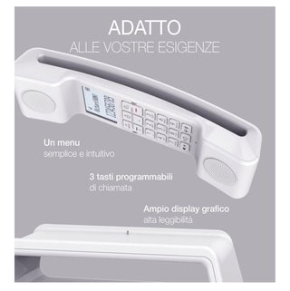 Telefono fisso cordless DECT Alcatel ePure Bianco