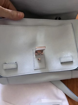 Proenza Schouler PS1 Bolso Cuero Azul Claro