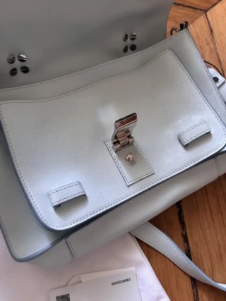 Proenza Schouler PS1 Bolso Cuero Azul Claro