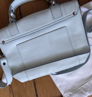Proenza Schouler PS1 Bolso Cuero Azul Claro