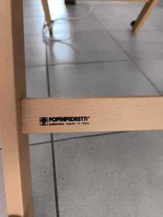 Tabla de planchar de madera plegable