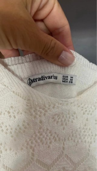 Vestido calado Stradivarius Talla M