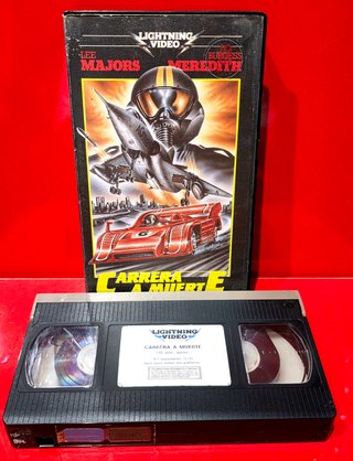 Carrera a Muerte VHS (1981) - Lightning Video