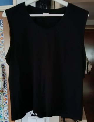 Camiseta miss Etam negra T-48