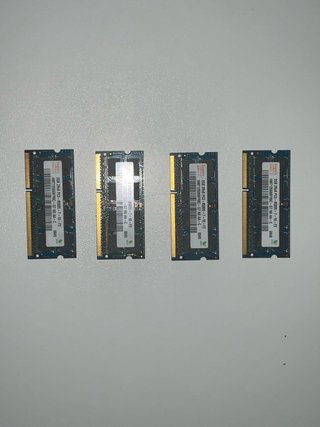 4x Módulos RAM Hynix 2GB DDR3