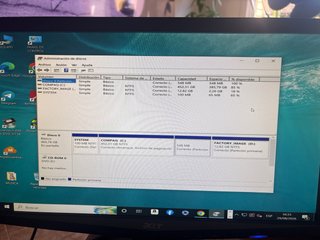 Completo sistema Compaq + monitor Acer 19” + accessori