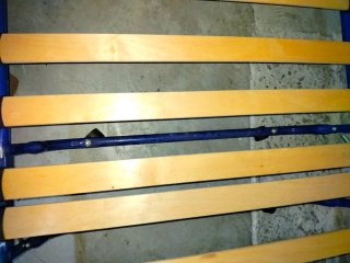 Estructura Cama Plegable Metálica y Madera