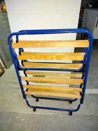 Estructura Cama Plegable Metálica y Madera