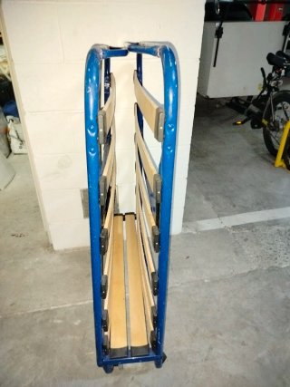 Estructura Cama Plegable Metálica y Madera