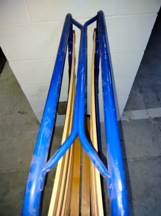 Estructura Cama Plegable Metálica y Madera