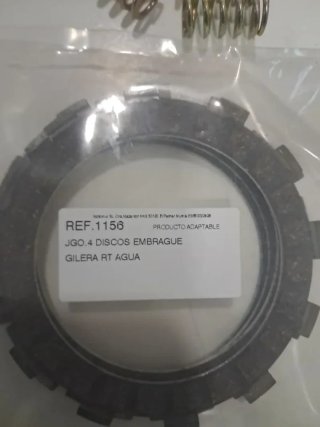 Kit discos  gilera rt 50 reforzados