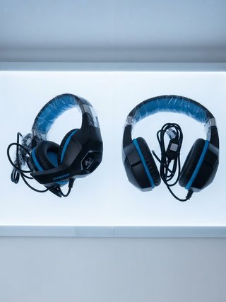 Cuffie Gaming Ozeino con Microfono e Luci LED