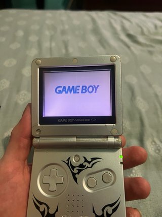 Nintendo Game Boy Advance SP Plata