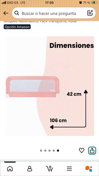 Barrera de Cama Infantil Safety 1st