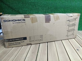 SONGMICS Tendedero, Plegable de 4 Niveles, Móvil