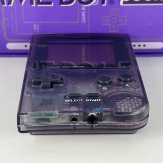 Nintendo Game Boy Pocket Clear Transparente Purple