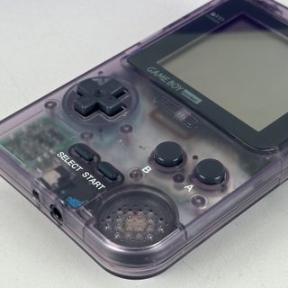 Nintendo Game Boy Pocket Clear Transparente Purple