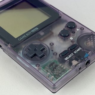 Nintendo Game Boy Pocket Clear Transparente Purple