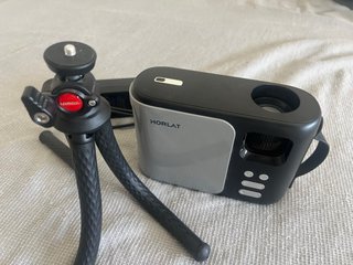 Mini Proyector HORLAT WiFi 4K + Trípode