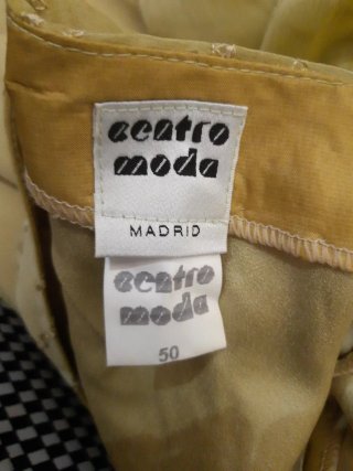 Vestido elegante dorado para bodas