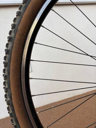 Bicicleta Orbea con cesta y portabultos