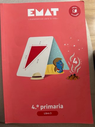Lote libros 4º Primaria (EMAT, Revuela SM, Anaya)