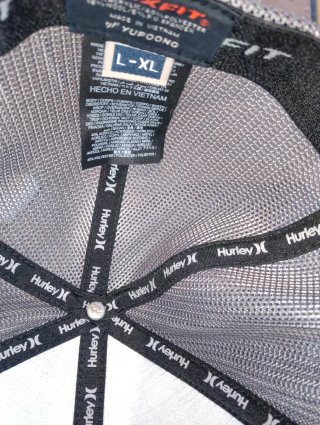 Gorra Hurley Negra y Gris