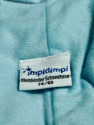 IMPIDIMPI pantalone neve pioggia outdoor 1A 9-12M
