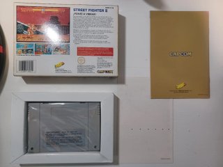 Street Fighter II SNES PAL ESP Caja + Manual