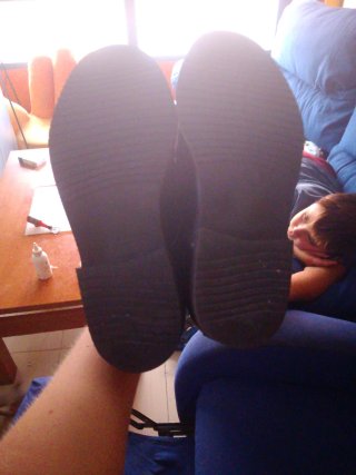 Zapatos ortopédicos negros/marrones